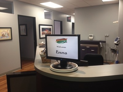 photo of the front counter